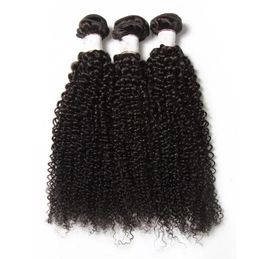 Wefts Beautiful afro kinky curly hair for Africa Woman 3 bundles lot Indian Peruvian Brazilian virgin curly hair extensions bohemian cur