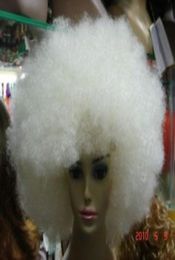 New Fashion White Big Afro Hair Wig for women wig deliver02302361