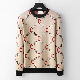 Fashion sweater Men's pullover Designer Knitwear Crew neck Long Sleeve sweater Casual Sweatshirt Monogram hoodie Asian size M-3XL JM31