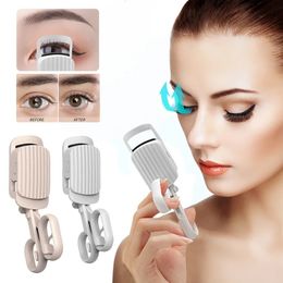 Electric Eyelash Curler Professional Makeup Tool with Silicone Heating Pads 240104