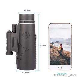 Monoculars 2023 New Distance Night Vision High - Angle Monocular Telescope Laser Outdoor Hiking Travel Portable Telescope Tool