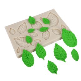 Tree Maple Leaf Mould Silicone Fondant Cake Decorating Tools Chocolate Baking Mould 3D Sugarcraft Resin Clay Homemade Bakeware 122138