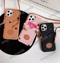 Fashion Phone Cases for iPhone 14 14pro 14plus 13 13pro 12pro 12 11 pro max Xs XR Xsmax 7 8 plus Deluxe Leather Card Holder Design3464312