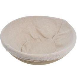 Tools Round Banneton Brotform Dough Bread Proofing Proving Rattan Bread Basket + Liner CIQ