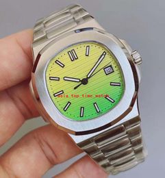 Super Factory new Version watch 13 Style 5711 men Wristwatches 40mm sapphire Luminous Auto Date Refined steel 2813 movement mechanical Automatic Men's watches
