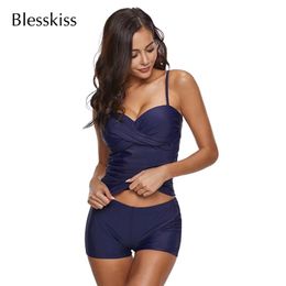 Skirts Plus Size Tankini Swimsuits Women 2023 Push Up Bathing Suit High Waist 2 Piece Swimwear with Shorts Swimming Suit for Bikini 4xl