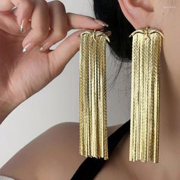 Dangle Earrings Luxury Metal Alloy Tassel Bird Statement Drop Earring Female Long Hanging For Women Jewelry