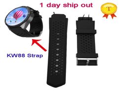 original Strap For kingwear kw88 smartwatch smart watch phone watch clock wrist strap watch strap red white black belt watchband5912660