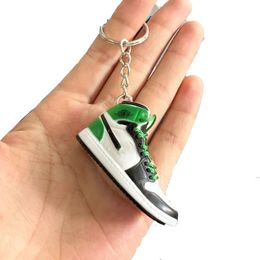 AJ Mini Basketball Shoes سلاسل المفاتيح Single Keychain Moled Morndchain 3D Stereo Sports Lovers Souvenir SM0E