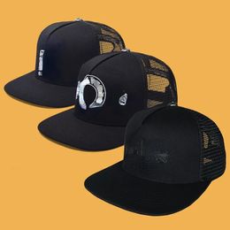 Caps CH Baseball Hat Designer Letters Cross Embroidered Casquette Fashion Street Hip Hop Hat Casual Cap for Men Women