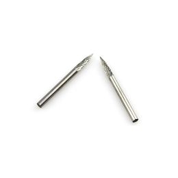 A pair Dia 3mm Taper Tungsten Steel Rotary Burrs Files Cutter Bit Carving Knife 3mm Shank Drill Dremel Rotory tool ZZ