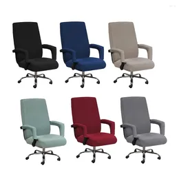 Chair Covers Computer Cover Modern Spandex Slipcovers Office Case Armrest Dust Removable Anti-dirty Chairs Slipcover