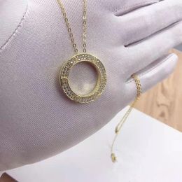 Designer love necklace gold Bracelets Bracelet long necklaces for women fashion Jewelry Birthday Gift Luxus-Halskette Luxury lover305e