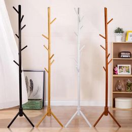 Hangers Wood Furniture Hanger Floor Bedroom Standing Coat Rack Room Vertical Simple Household Clothes Wardrobes Rod Hat