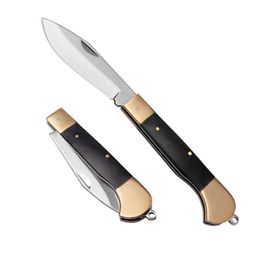 High Quality Stainless Steel Wooden Handle Steel Folding Pocket Knife Outdoor Camping Survival KnivesUYRU