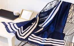 Brand summer ladies scarf shawl silk printed scarves large size 19080 cm9389553
