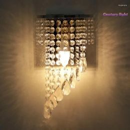 Wall Lamp K9 Crystal Modern E14 LED Lighting Creative Bedroom Bedside Decoration Lights