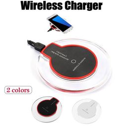 Qi Wireless Charger Phone Charger Pad Portable Fantasy crystal Universal LED Lighting Tablet K9 Charging For iphone XS MAX Samsung3425249