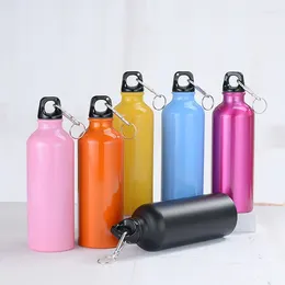 Water Bottles 500ml Hiking Sports Aluminium Bottle Outdoor Portable Cup Street Dance Gym Opening Event Small Gift Printing Logo