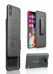 Woven 2 in 1 Hybrid Hard Shell Holster Combo Case Kickstand Belt Clip For iPhone 11 Pro MAX XS XR X 7 8 PLUS SE 2020 Samsung Not6598487