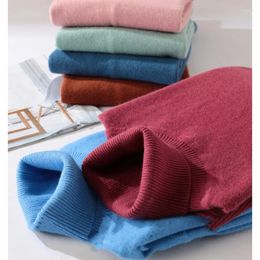 Men's Sweaters Warm Cashmere Turtleneck Sweater Men Clothes 2024 Autumn Winter Jersey Knitted Pullover Jumper High Collar Ropa Hombre