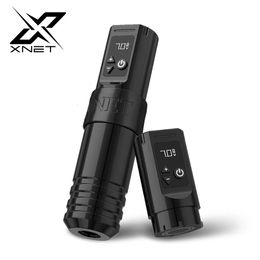 XNET Torch Wireless Tattoo Machine Rotary Battery Pen with Extra 36mm Grip Coreless Motor 4mm Stroke for Tattoo Artist Body 240103