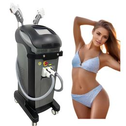 2024 High Power Focused Dual Handle DPL Laser Hair Removal Permanent Painless Machine
