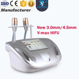 Equipment Vmax HIFU Face Lifting High Intensity Focused Ultrasound Wrinkle Removal HIFU Therapy Machine With 3.0mm 4.5mm Cartridges