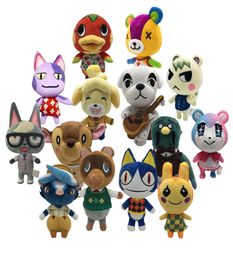 21CM Animal Crossing Plush Toy Amiibo marshal Rare animals Kicks Bob Marshal Stitches Celeste Judy NFC Kids Gift Plush Toys Switch3477654