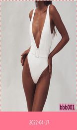 Onepiece Swimsuit European and American Leopard Belt Buckle women designer bathing suits Onepiece Bikini Explosion Female vsdb263865315
