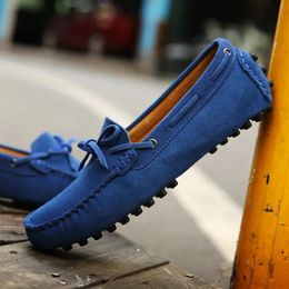 Size 38-49 Luxury Men Loafers Soft Moccasins Summer Shoes Man High Quality Mens Shoes Casual Suede Genuine Leather Driving Flats 240104