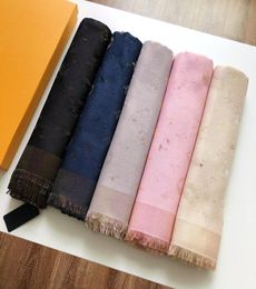 140x140cm cashmere Silk Scarves square Wraps for Women men Shawl Long Neck 4 Leaf Clover Scarf 5 Color Highly Quality7262603