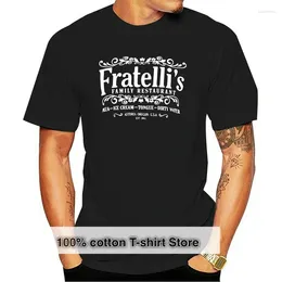 Men's T Shirts Fratelli's Family Restaurant Shirt One Eyed Willie 80s Retro Hey You Guys Fratellis Eighties Movie Film