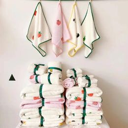 Towel Small Fresh Water Absorbent Cartoon Printed Spinning Slip Yarn Lovely Family Bath Holiday Beach