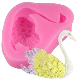 Baking Moulds Cake Decorating Tools 1PC 3D Swan Shape Candy Mould Silicone Soap Mould Fondant Chocolate Kitchen Pastry