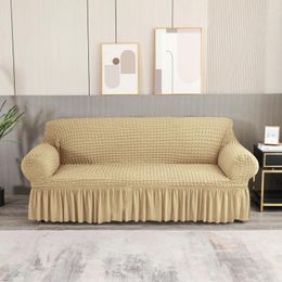 Chair Covers Skirt Corner Sofa Cover Breathable Stretch Chaise Lounge For Home Living Room Garden Furniture Protector