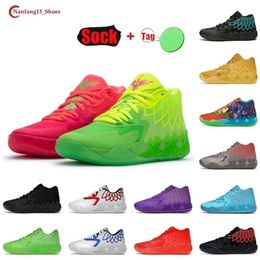 LaMelo Ball Men Mb.01 Rick And Morty Basketball Shoes Queen City Antiskid Durable Casual Sneaker Women Walking Shoes