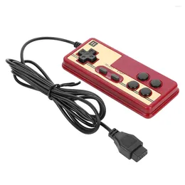 Game Controllers Wired Handle Universal 8 Bit TV Red White Machine Player Nine Pinholes Interface For Coolboy Subor