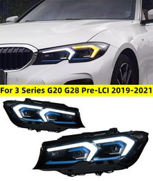 Headlight For 3 Series G20 20 19-20 21 Head Lights Laser Style Turn Signal Lamp LCI Replacement DRL Daytime Lights