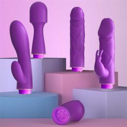 Adult sex products womens vibrating stick simulation penis massage masturbation provocative toy 231129