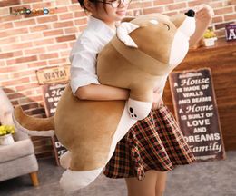 1pc Cartoon Lying Plush Stuffed Dog Big Toys Shiba Inu Dog Doll Lovely Animal Children Birthday Gift Corgi Plush Pillow 40100cm Y8659038