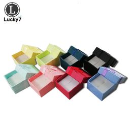 443cm 120pcs Jewellery Boxes for Organiser Display Assorted Colours Ring Box Small Gift 240103