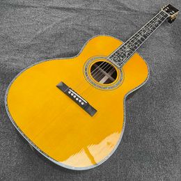 Solid Spruce Top OO Body rosewood back side Acoustic Guitar Rosewood Fingerboard Customised
