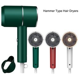 Dryers Thermostic Anion Hair Dryer Nanoe Water Ion Hair Care Professinal Quick Dry Hammer Ty 2000W Mini Professional Hairdryer For Home