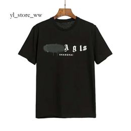 New Palm Angel Shirt Tops Summer Loose Tees Fashion Palms Angels Casual Clothing Street Cute Shirts Men Women High Quality Palmangel Shirt 7981