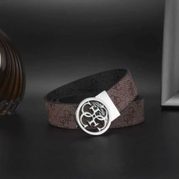 Belts Men's Leather Reversible Belt - Classic Fashion Designs Two in One Belts With Rotated Buckle Ceinture