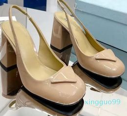 Elegant Dress Shoes New Tribute PatentSoft Leather Platform Sandals Women strap High Heels Sandals Lady Shoe Pumps Original