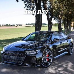 1 24 Audi RS7 Coupe Alloy Car Model Diecasts Metal Toy Sports Car Vehicles Model Simulation Sound Light Collection Kids Toy Gift 240103