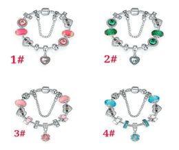 18-21CM Mom Bracelet 925 silver bracelets charms beaded fit for chain DIY Mother day Jewellery Accessories for women with box2157721