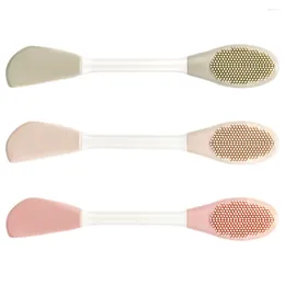 Makeup Brushes Double-Headed Facial Treatment Brush Face Mask Applicator Scrubber Silicone Scrubbers Masks